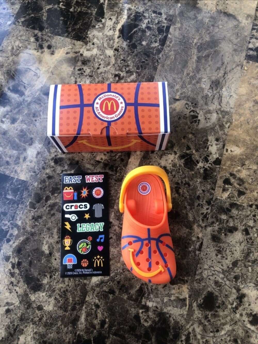 McDonald’s Happy Meal Toys Crocs #3 Basketball All American Games Orange 2026